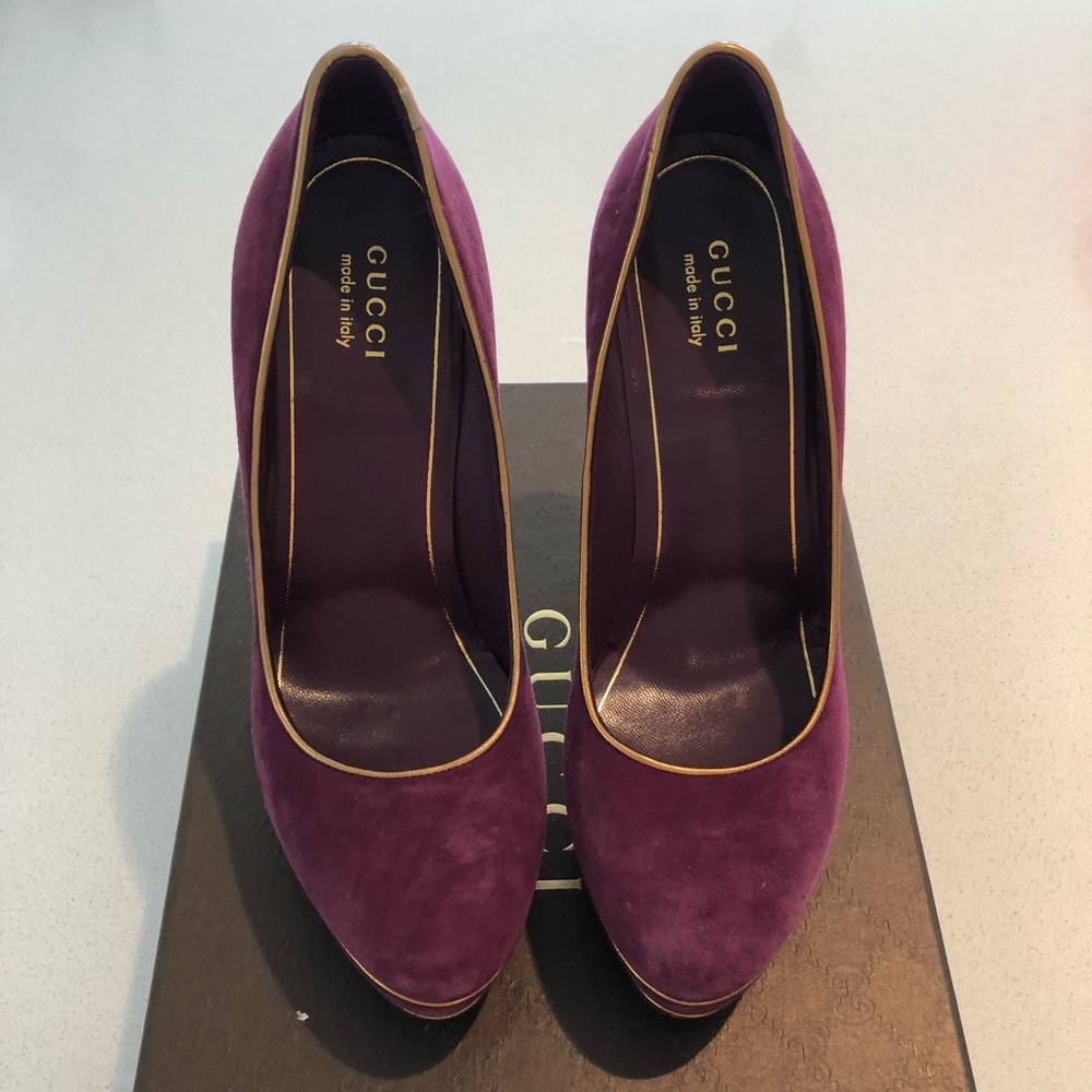 Purple Gucci Pumps!